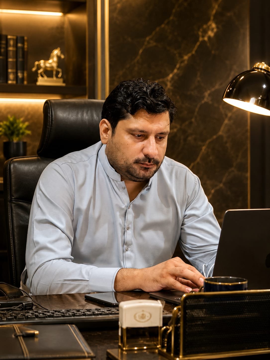 Hafiz Anjum Rafhan, Hospital Administrator, Hameeda Tajamal Trust Hospital